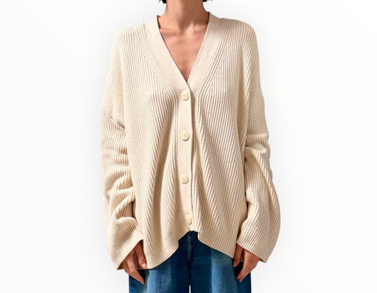 Samsoe Samsoe Jess Cardigan - Whitecap - Size XS