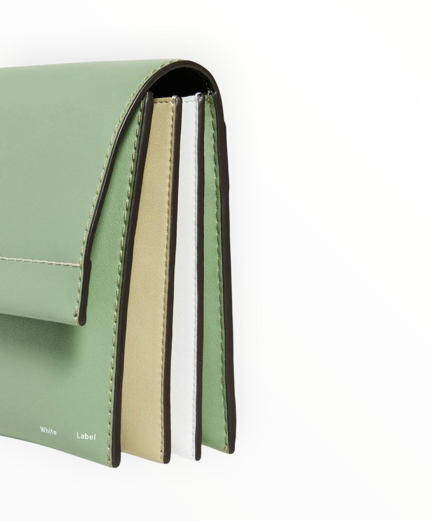 Proenza Schouler Accordion Crossbody - Sage Green - Size W23cm x H19cm x D10cm