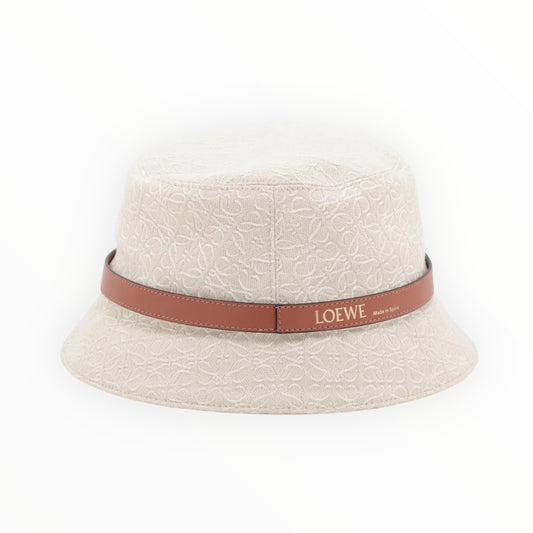 Loewe Anagram Hat - Cream - Size 57cm