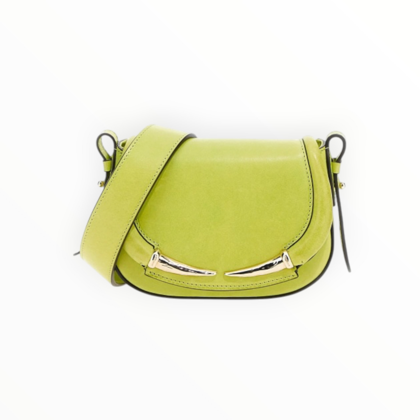 Roberto Cavalli Fang Bang Shoulder Bag - Light Green