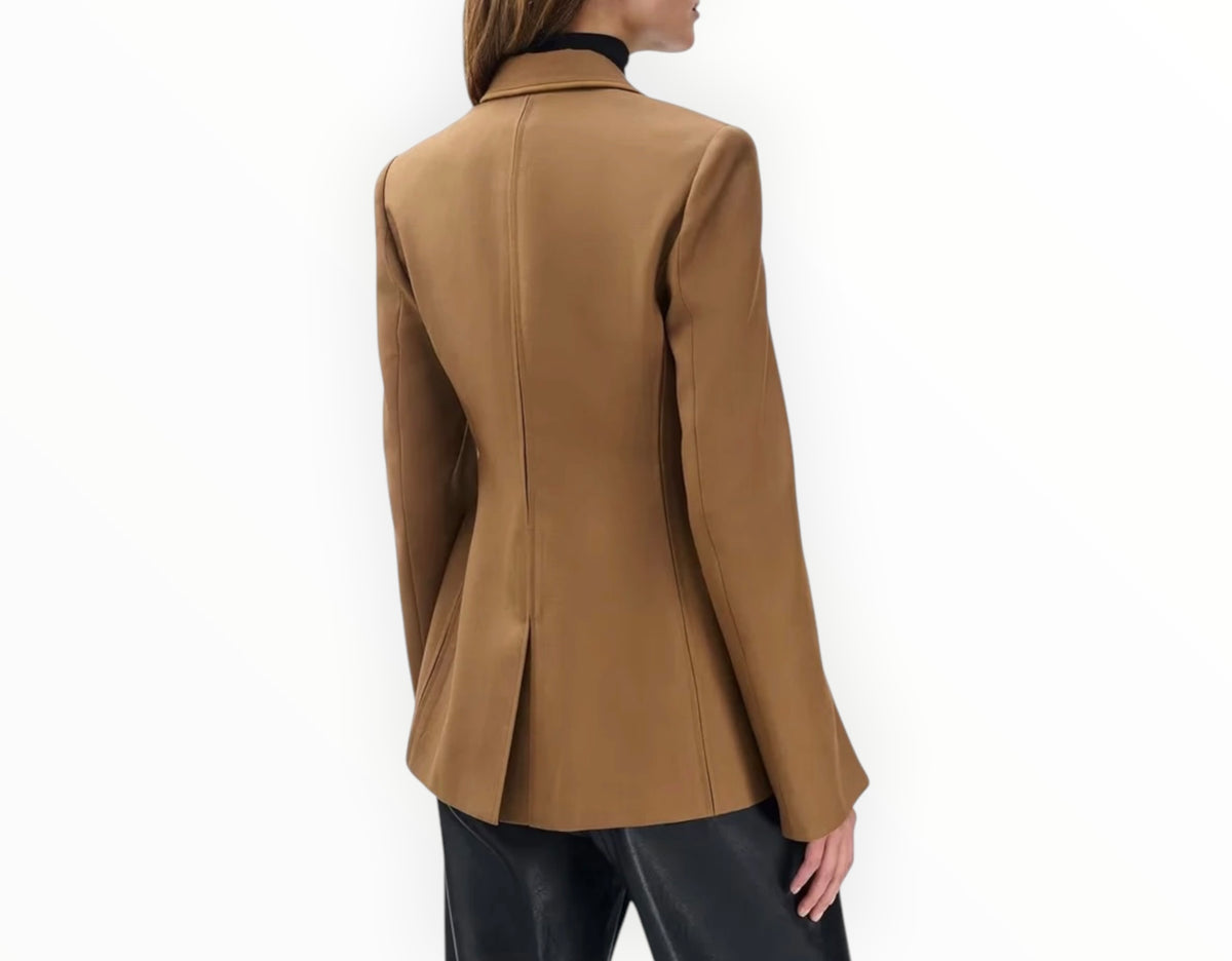 RT006478 - Rag & Bone Tuxedo Margaret Blazer - Tobacco - Size AU12