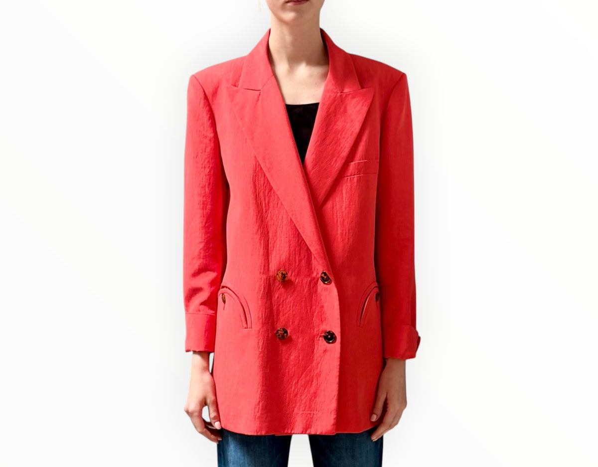 RT006477 - Blaze Milano Everynight Blazer - Deep Coral - Size 2