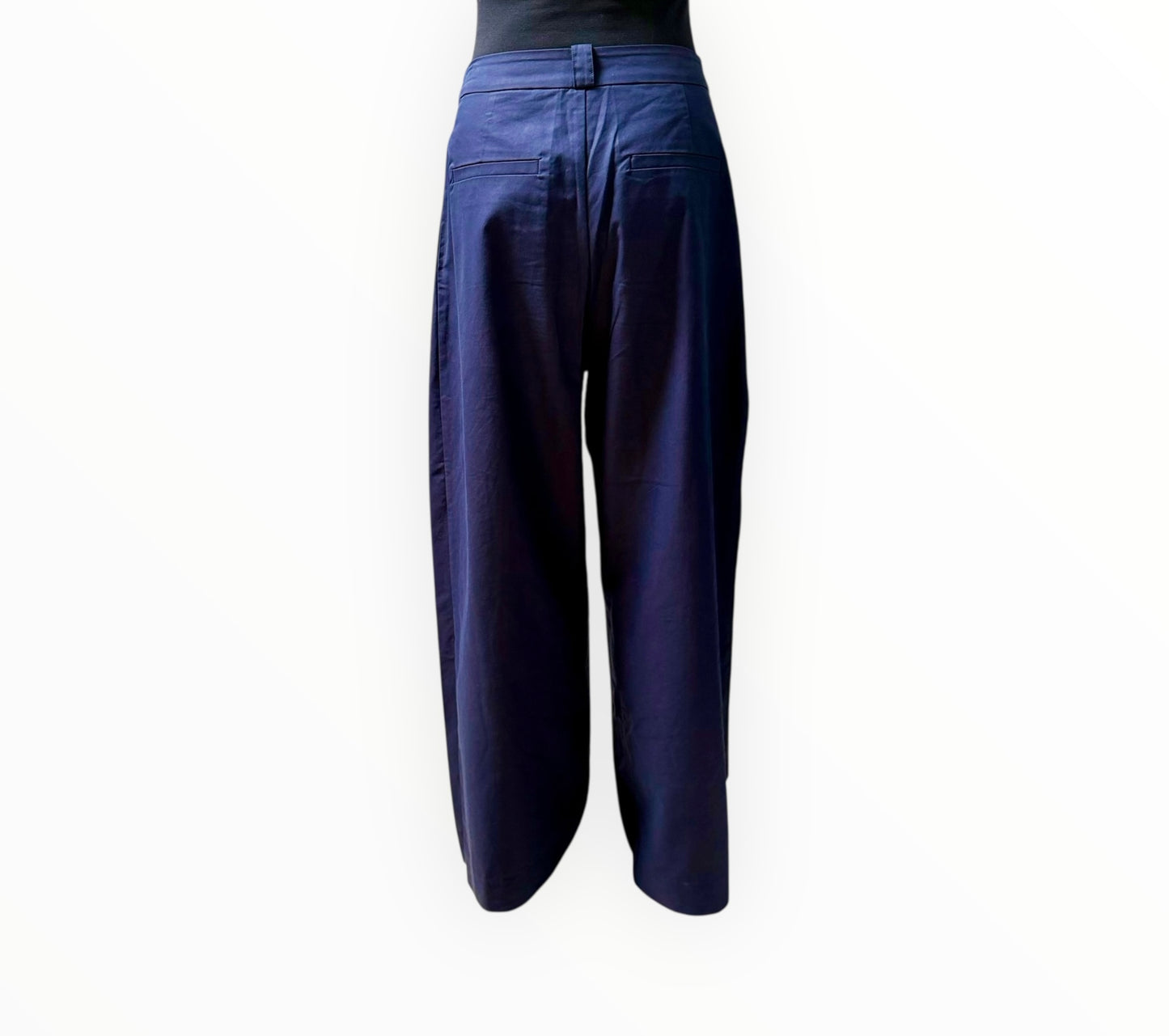 Foemina Front Pleat Pants - Navy - Size AU10