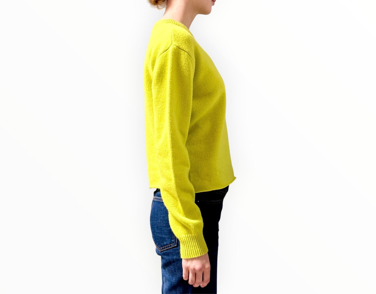 Jac + Jack Merino Wool Knit - Lime - Size 8