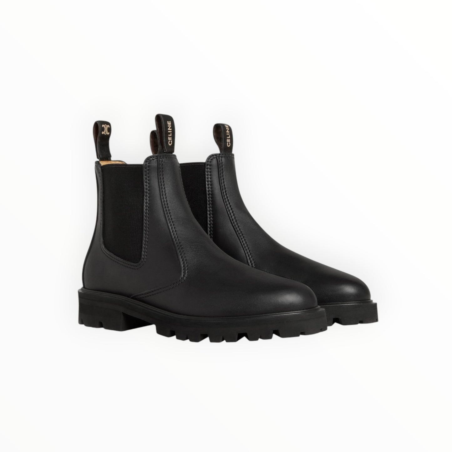 Celine Margaret Chelsea Boots - Black - Size 37
