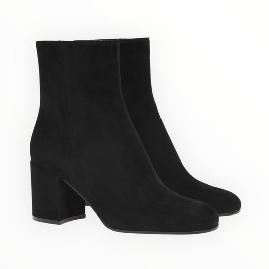 Gianvito Rossi Joelle Suede Ankle Boots - Black - Size 40