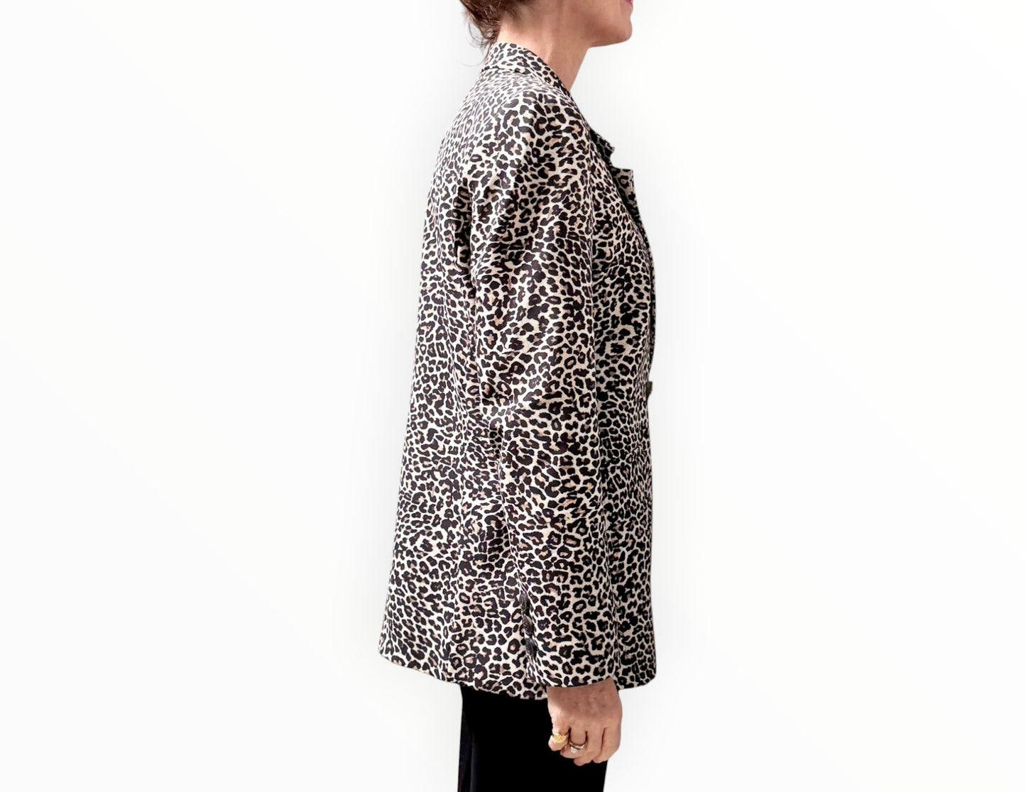 Anine Bing Leopard Print Jacket - Leopard Print - Size S