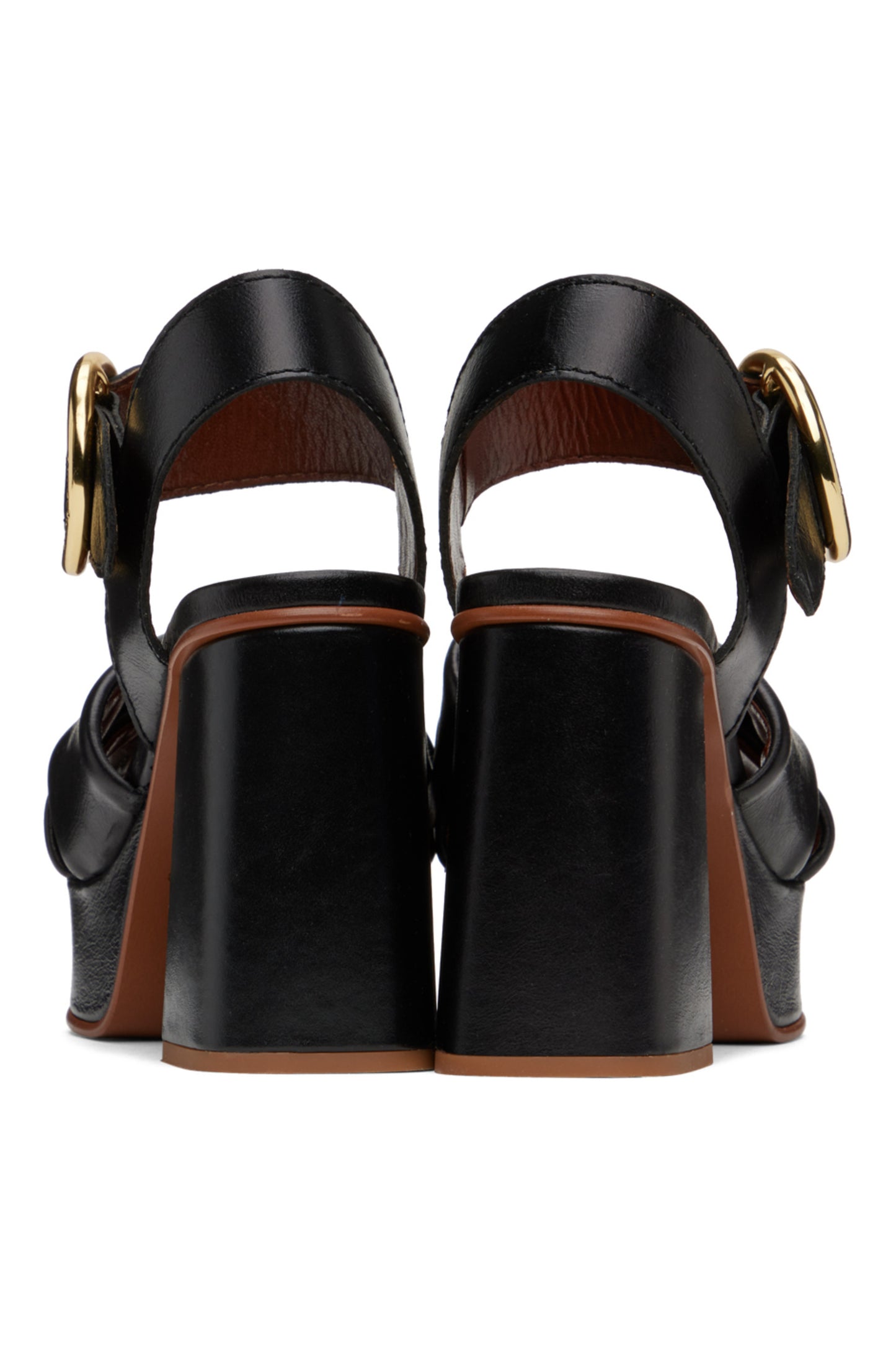See by Chloe Lyna Platform Sandals - Black  - Size 40