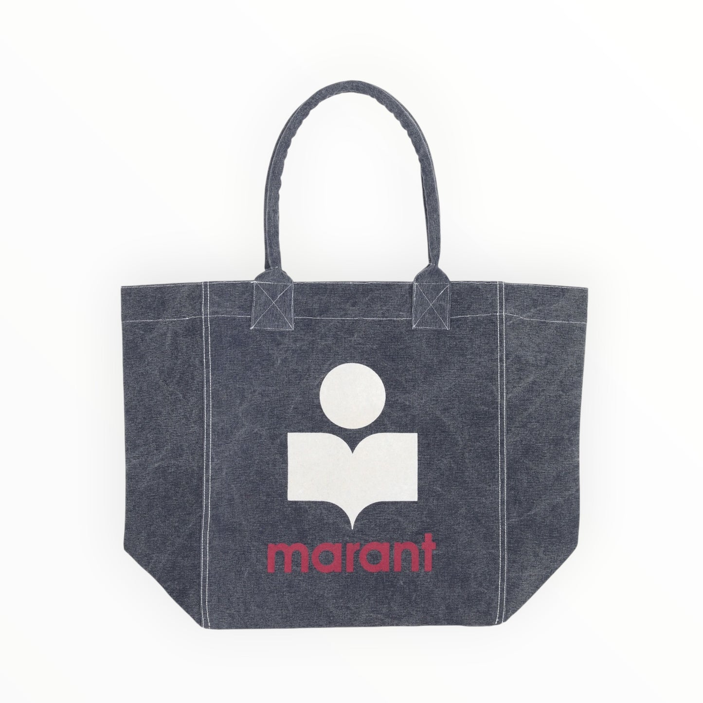 Isabel Marant Printed Denim Tote - Denim
