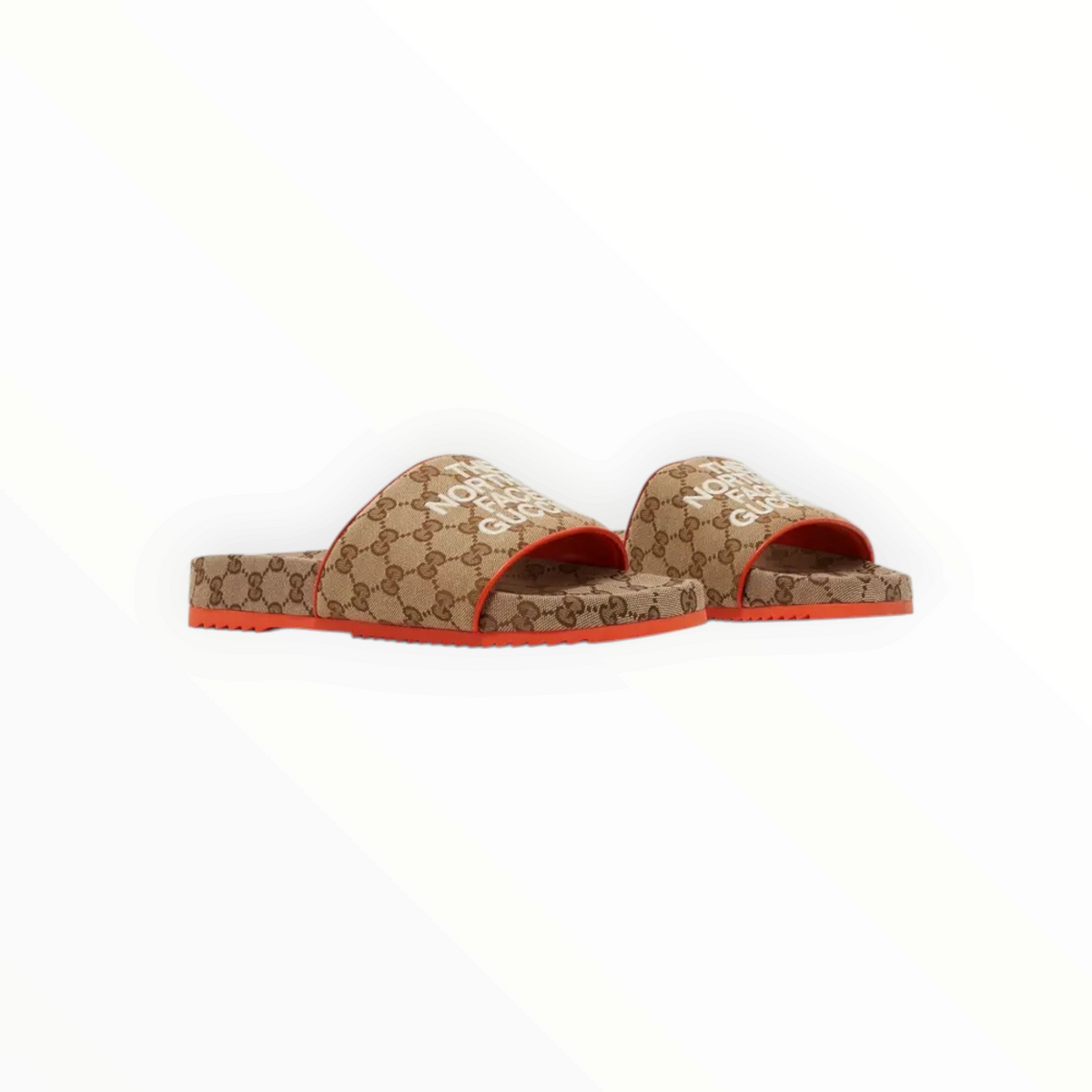 Gucci x The North Face Canvas Slides - Beige - Size 39