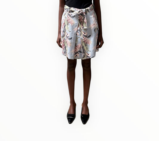 Zimmermann Winsome Trapeze Mini Skirt - Blue Multi - Size 2