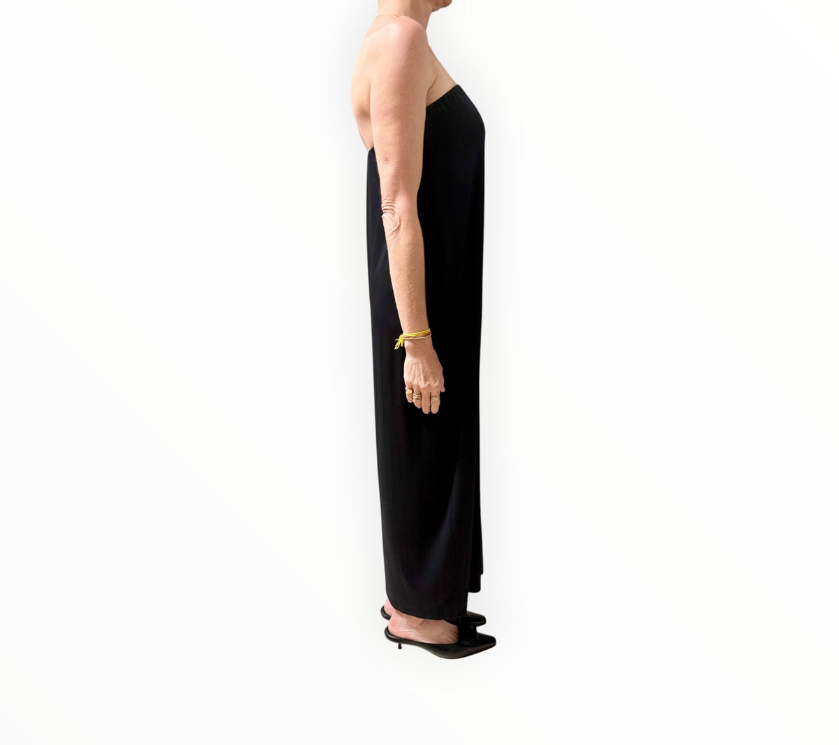 RT006347 - Enza Costa Strapless Dress - Black - Size M