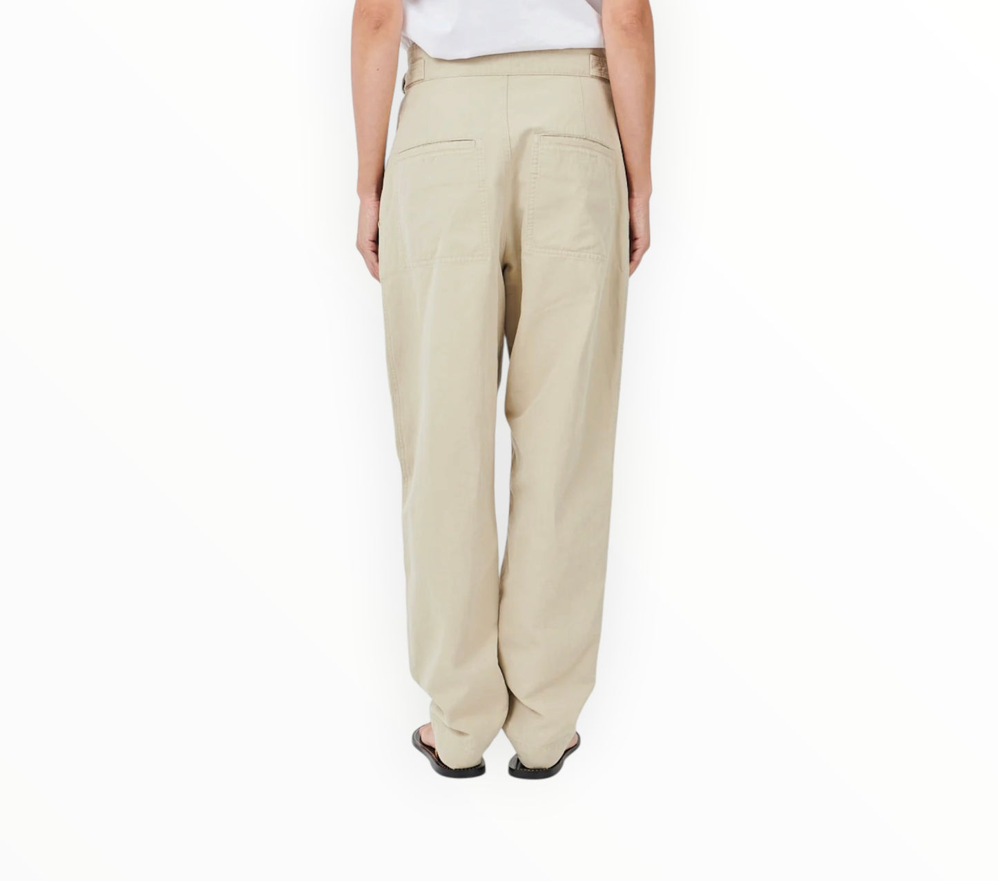 Isabel Marant Etoile Neriah Pants - Beige - Size 38