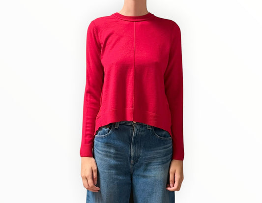 3.1 Phillip Lim Sheer Sweater - Red - Size S