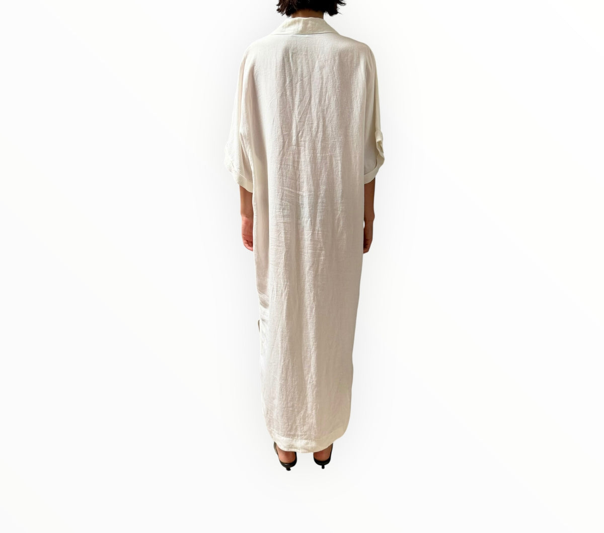 Raey Oversized Linen Dress - White - Size XXS/XS