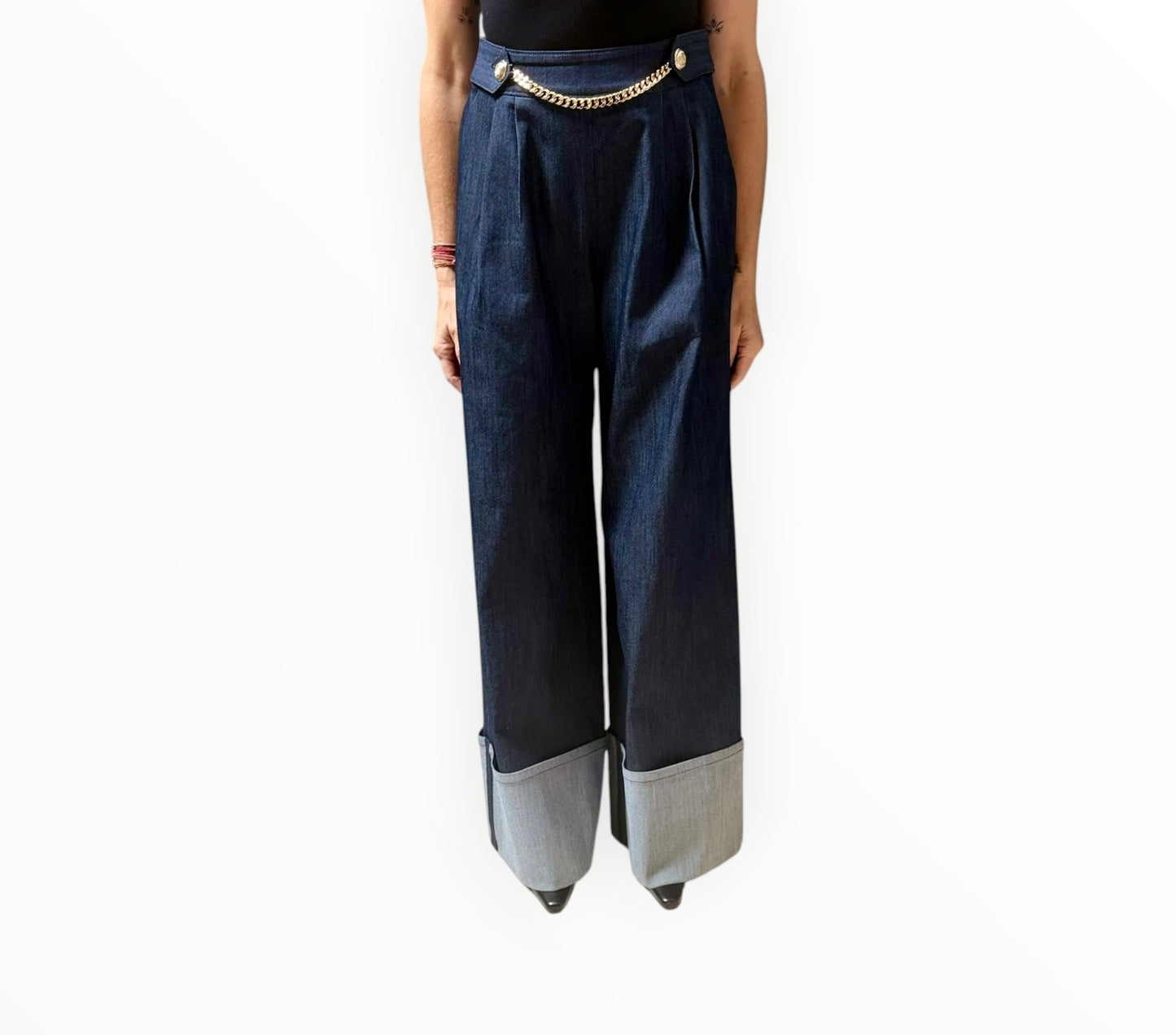 Cinq A Sept Bader Pants - Indigo - Size AU8