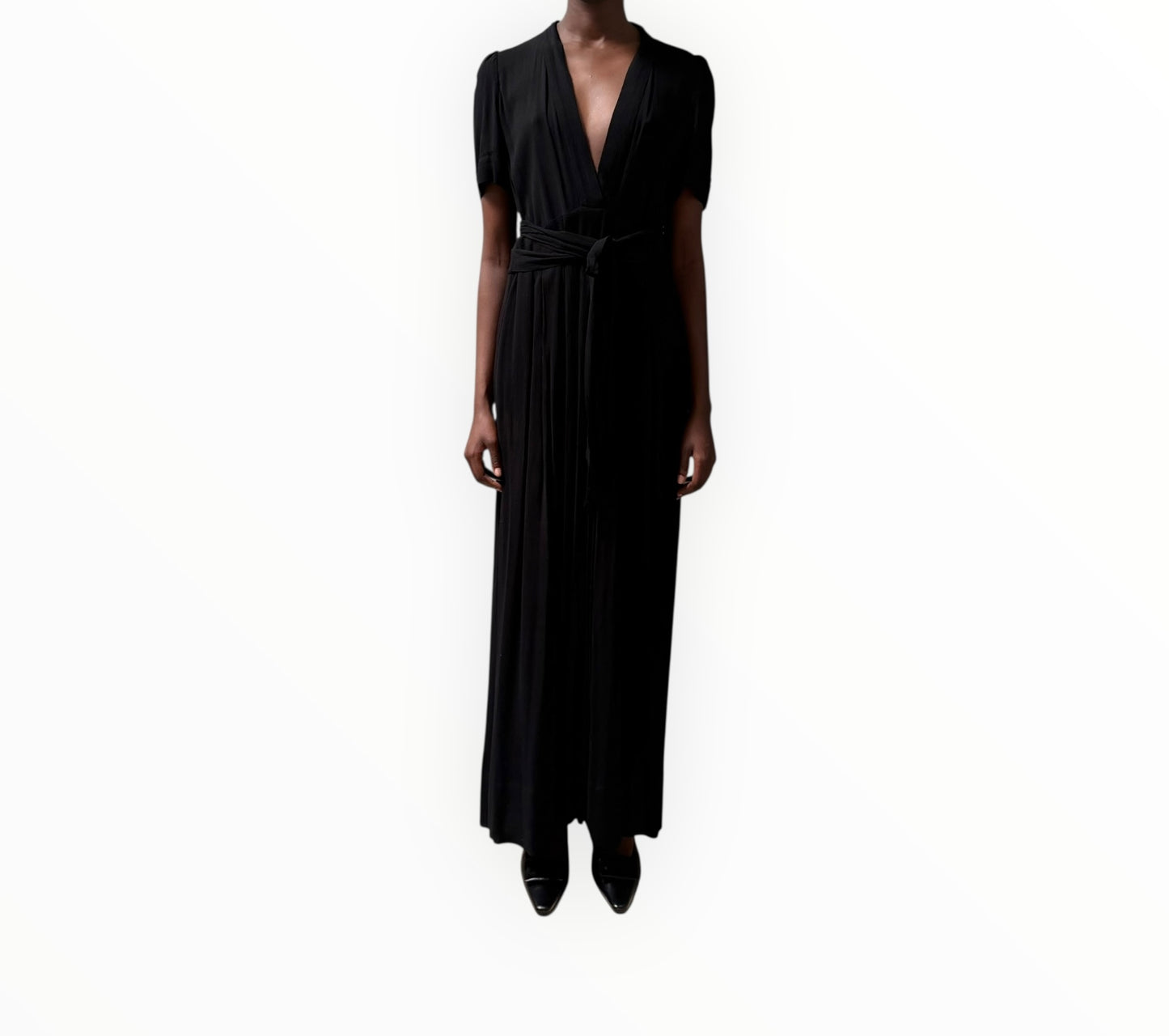 Isabel Marant Etoile V-Front Dress - Black - Size 10