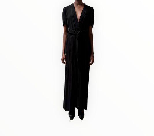 Isabel Marant Etoile V-Front Dress - Black - Size 10