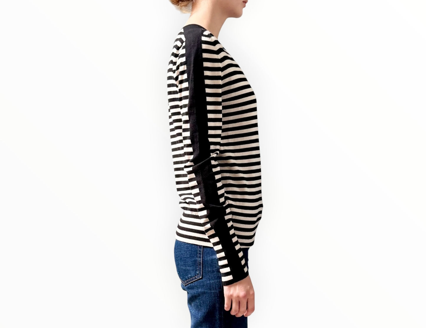 A.L.C Sabi Sweater - Black/White - Size M