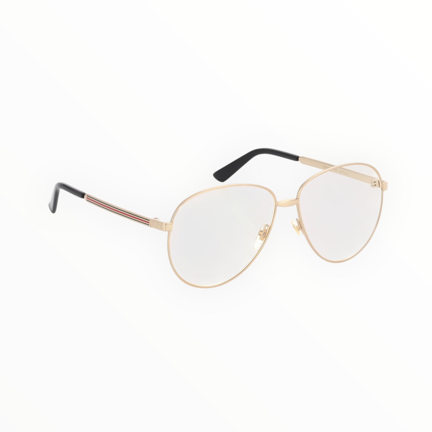 Gucci Clear Glasses - Gold.