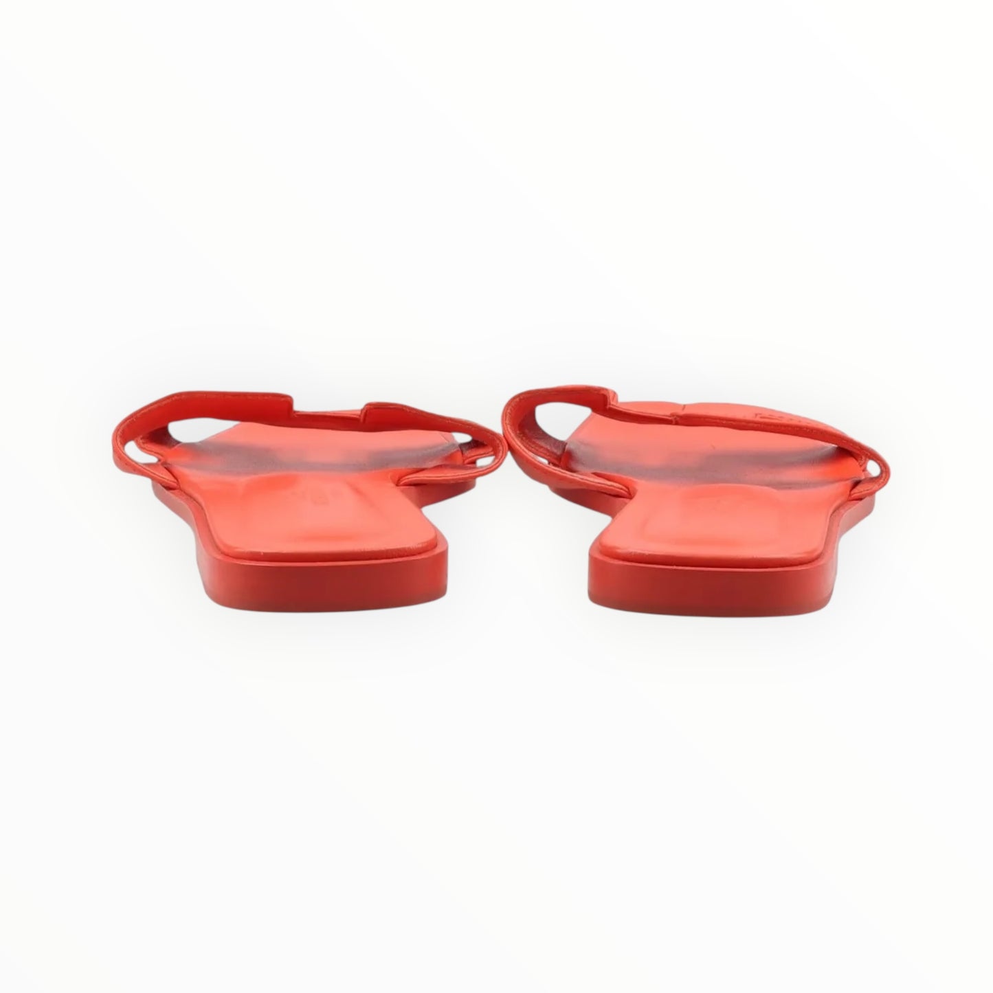 Hermes Oran Sandals - Orange - Size 37