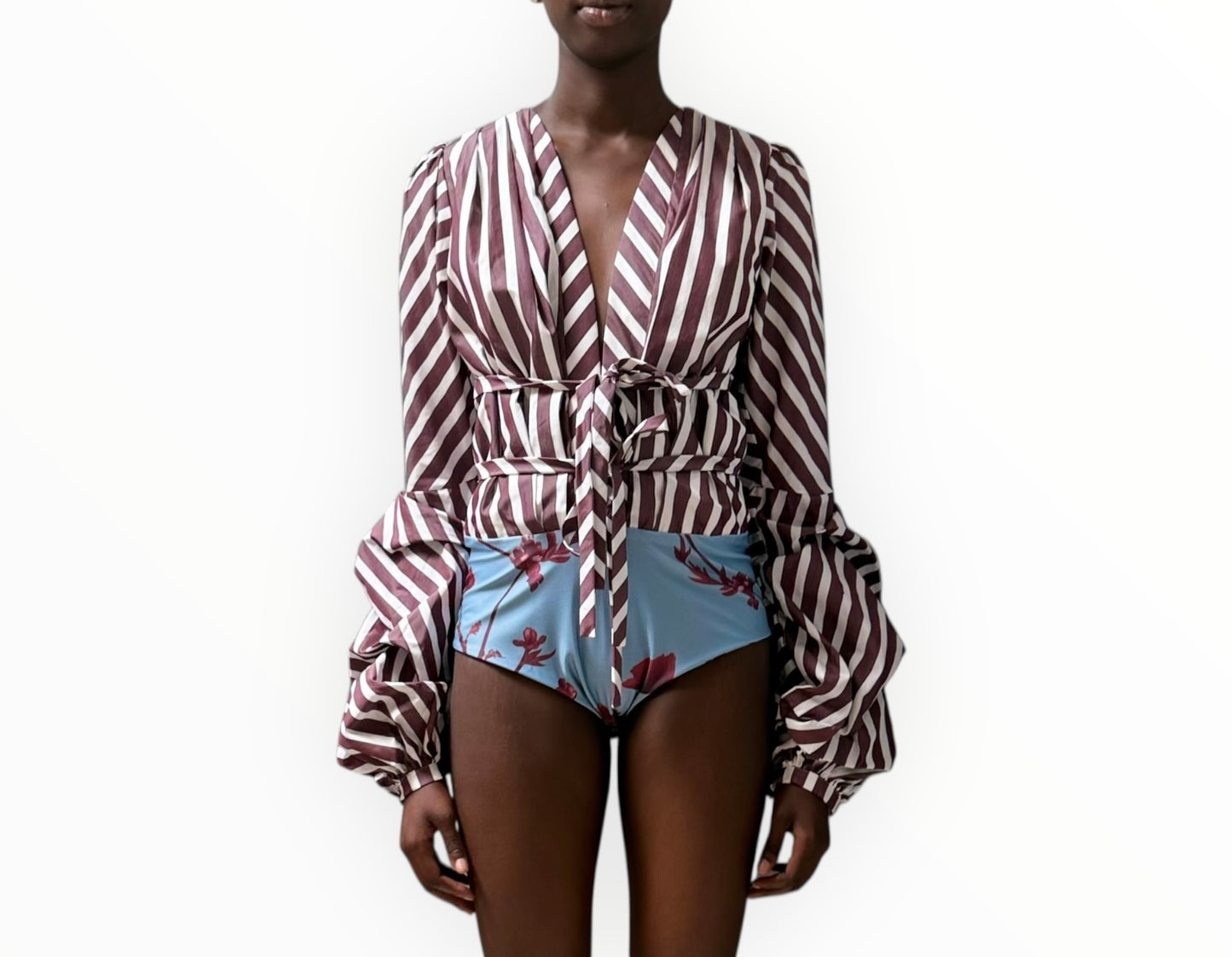 Johanna Ortiz Floral Bodysuit - Multi - Size AU8