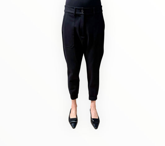 Lee Mathews Ponti Trackpants - Black - Size 2