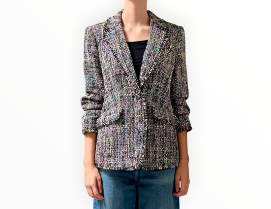 Cinq A Sept Khloe Jacket - Tweed Multi - Size AU12