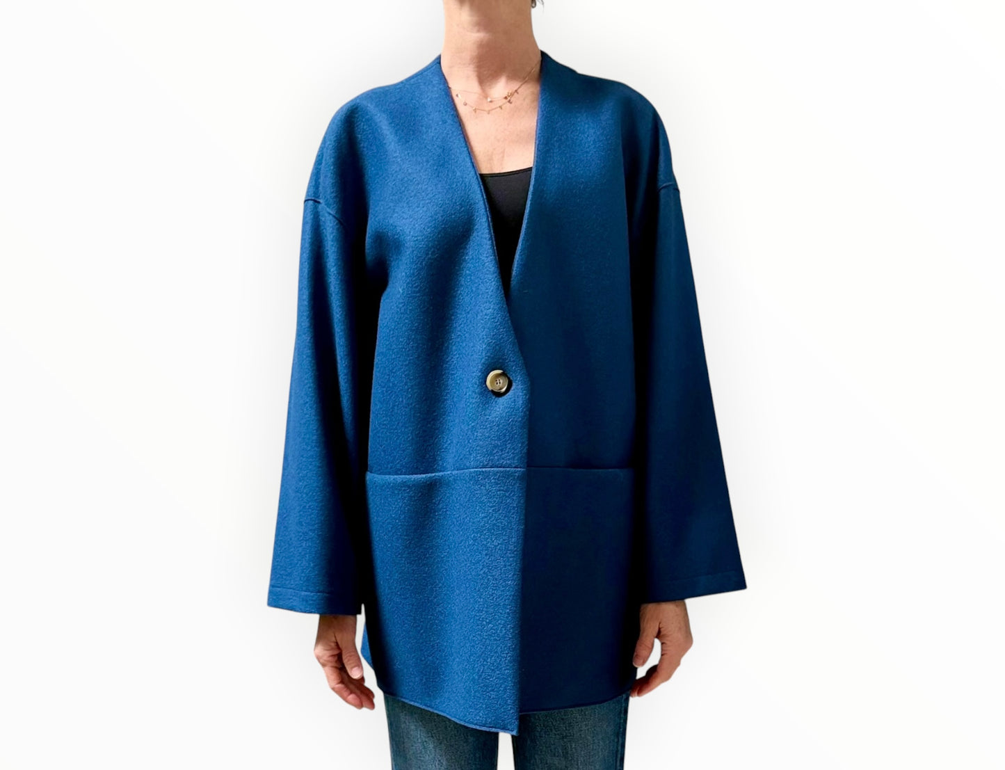 Harris Wharf London Jacket - Blue -  Size 42