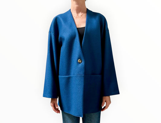 Harris Wharf London Jacket - Blue -  Size 42