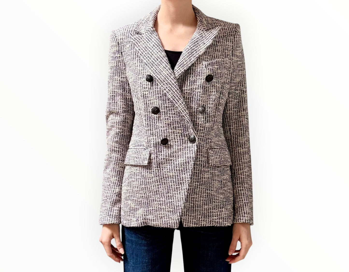 Rag & Bone Slade Blazer - Navy - Size AU12