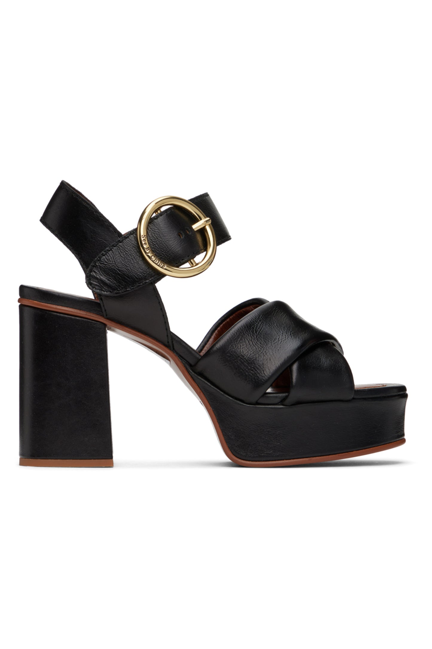See by Chloe Lyna Platform Sandals - Black  - Size 40