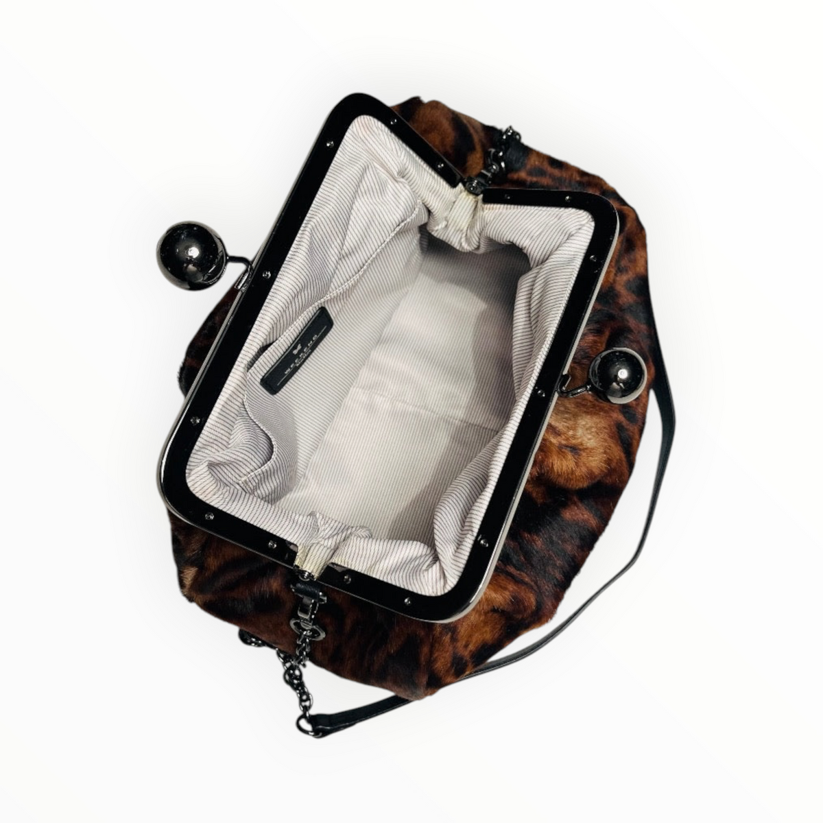 Weekend Max Mara Pasticcino Bag - Animal Print - Size W30cm x H20cm x D10cm