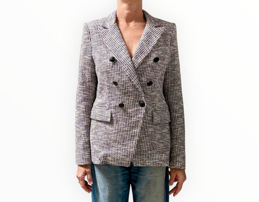 Rag & Bone Preston Double-Breasted Jacket - Multi - Size AU10