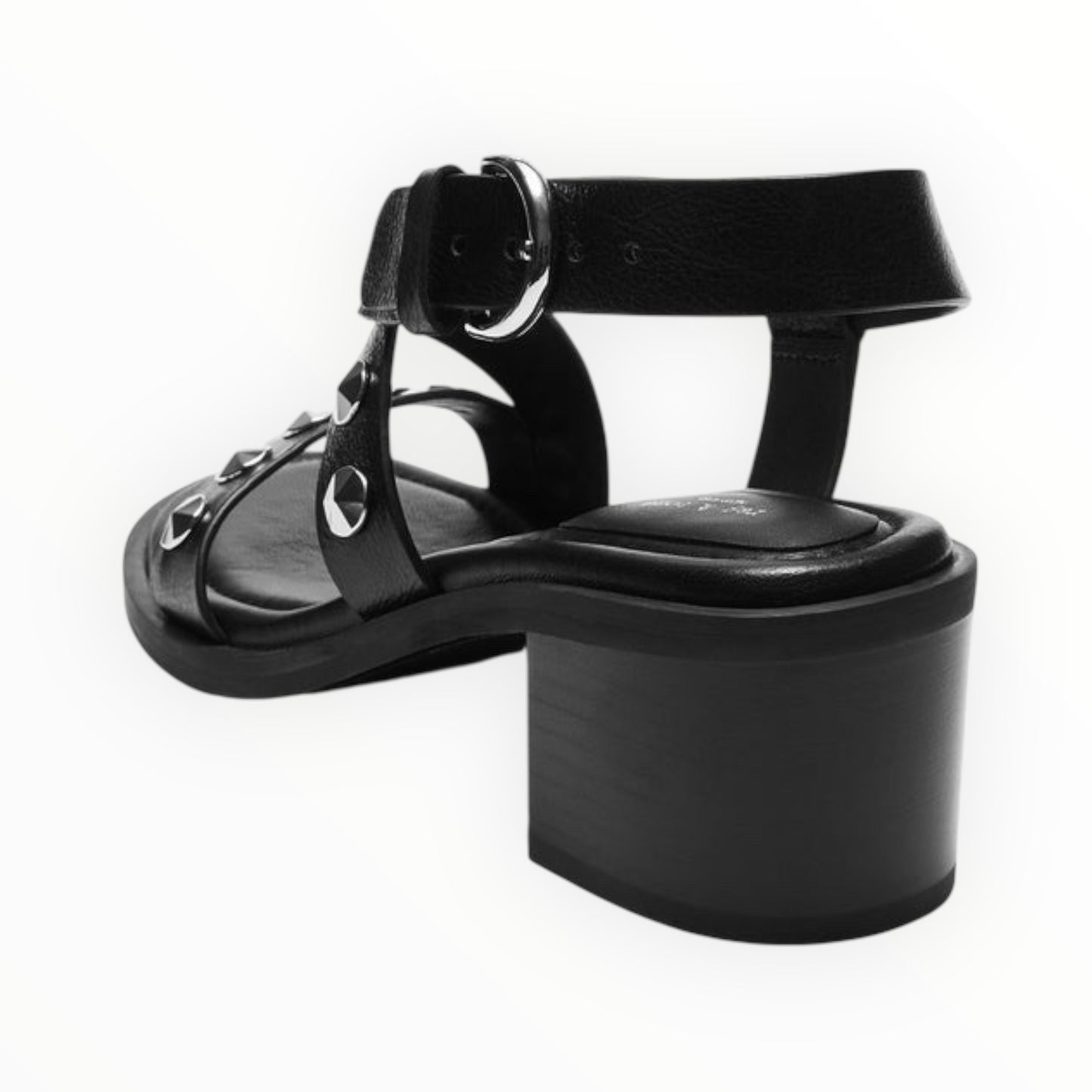 Rag & Bone Geo Studded Sandals - Black - Size 40