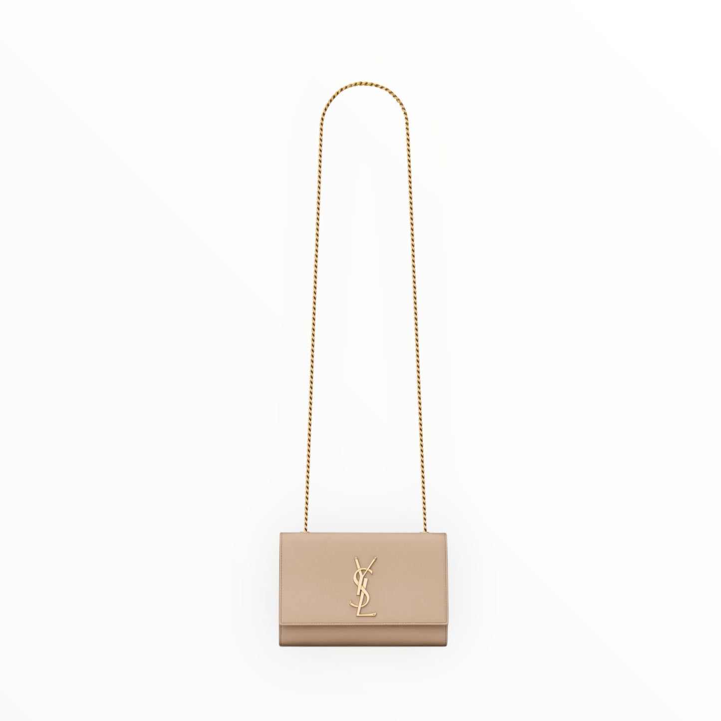 Saint Laurent Kate Bag - Beige - Size W17cm x H12cm x D4cm