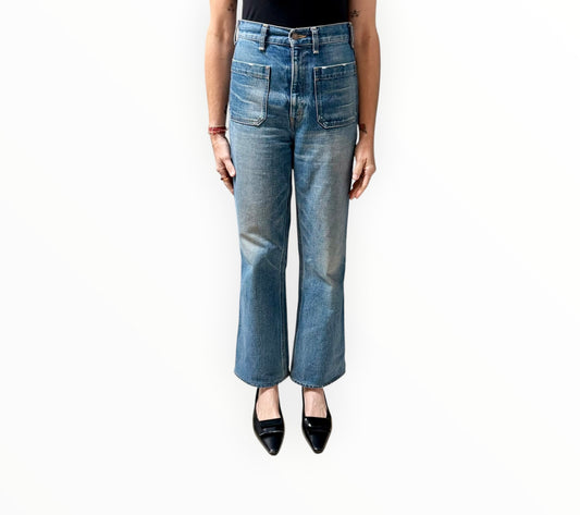 Celine Jane Wide Leg Jeans - Blue - Size 28