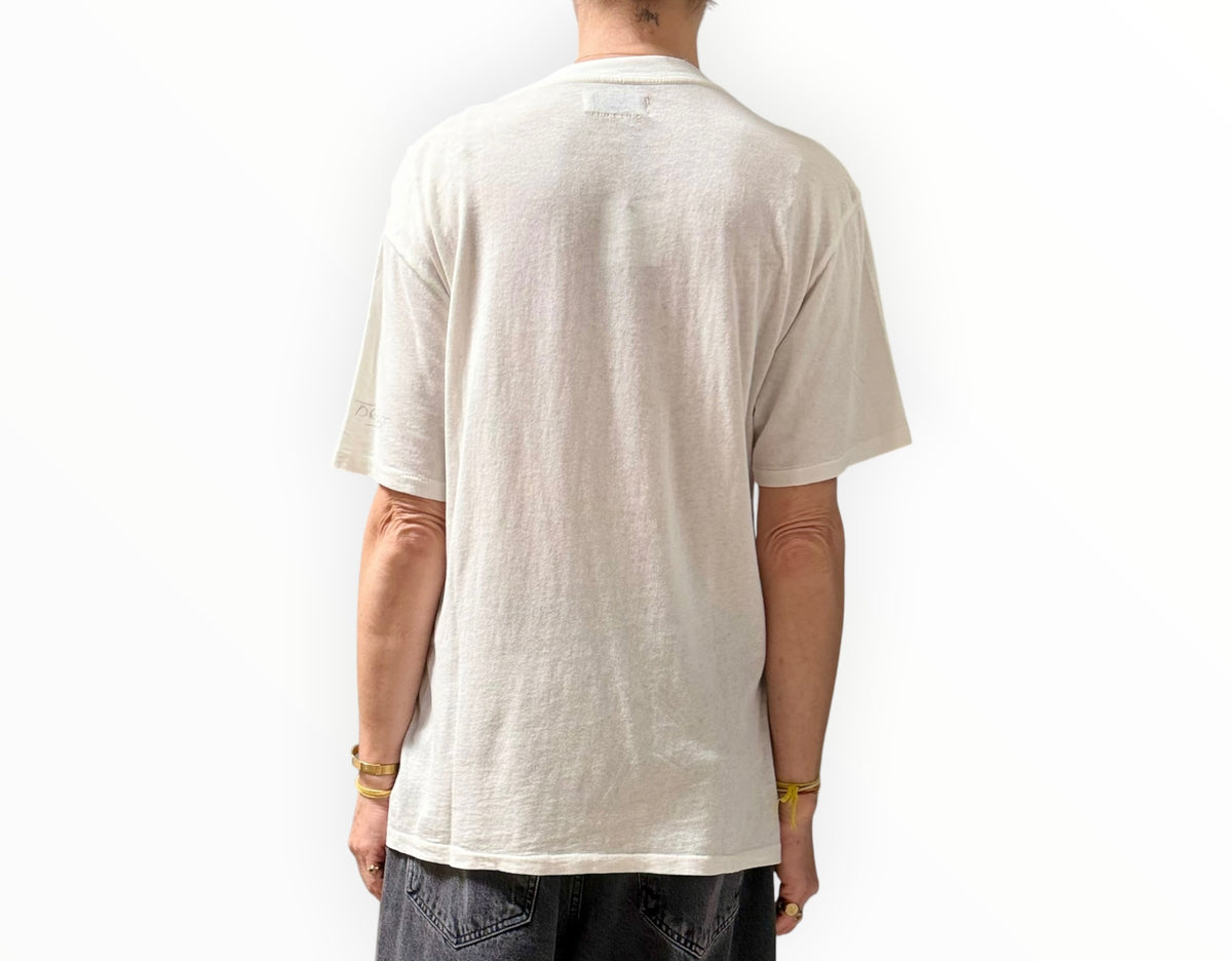 RT006271 - Anine Bing Hudson Tee - White - Size S