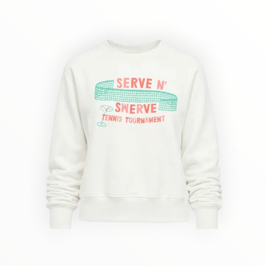 RT2006272 - Mother 'Serve n' Swerve' Sweat -  White - Size L