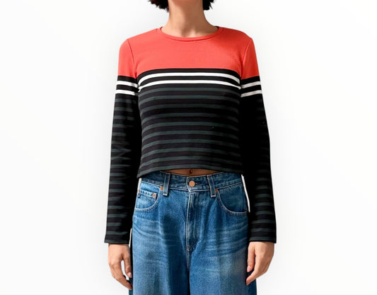 T by Alexander Wang Striped Top - Multi - Size M
