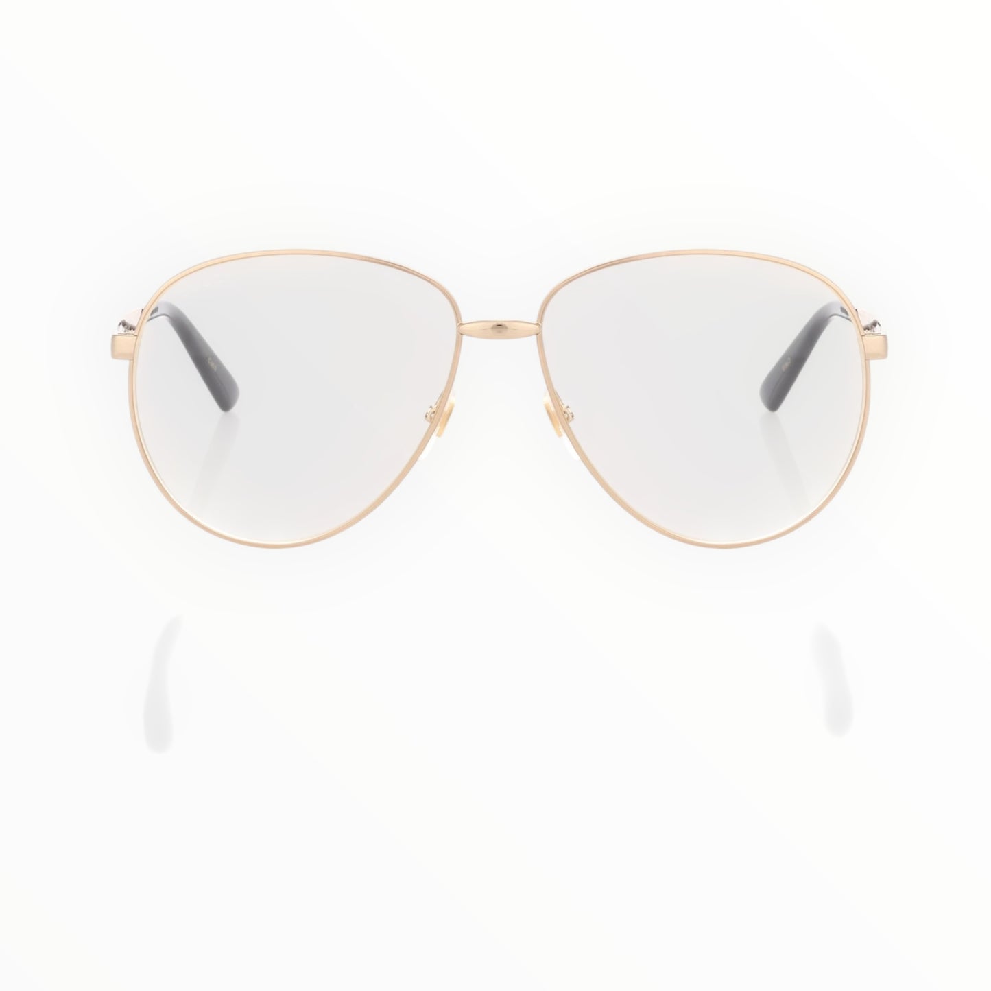 Gucci Clear Glasses - Gold.