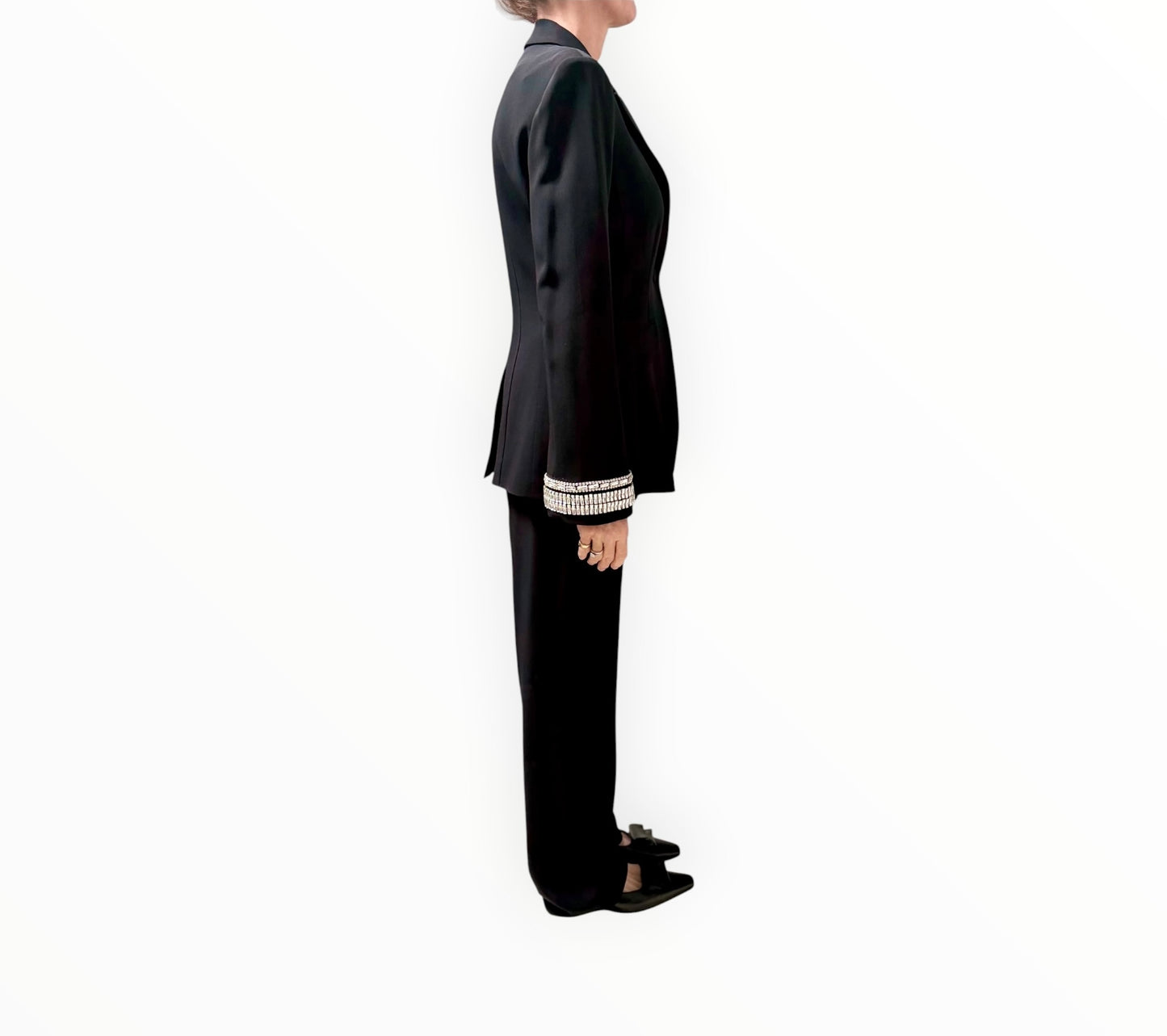 Cinq A Sept Cheyenne Blazer + Pants - Black - Size AU10