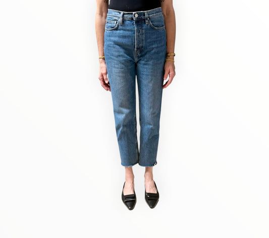 Toteme Classic Cut Denim Jeans - Mid-Blue - Size 26