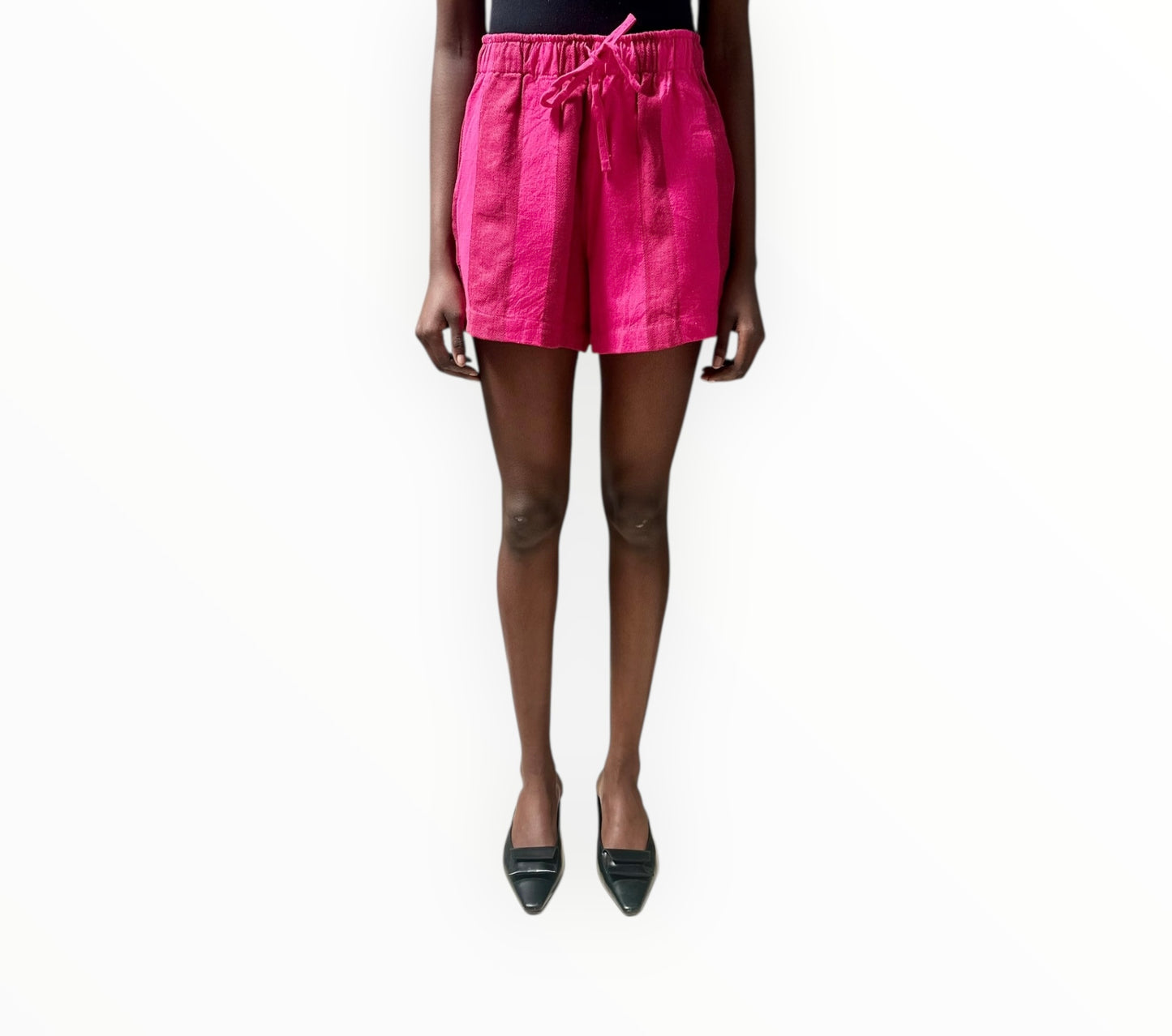 Jac + Jack Striped Shorts - Pink - Size 6