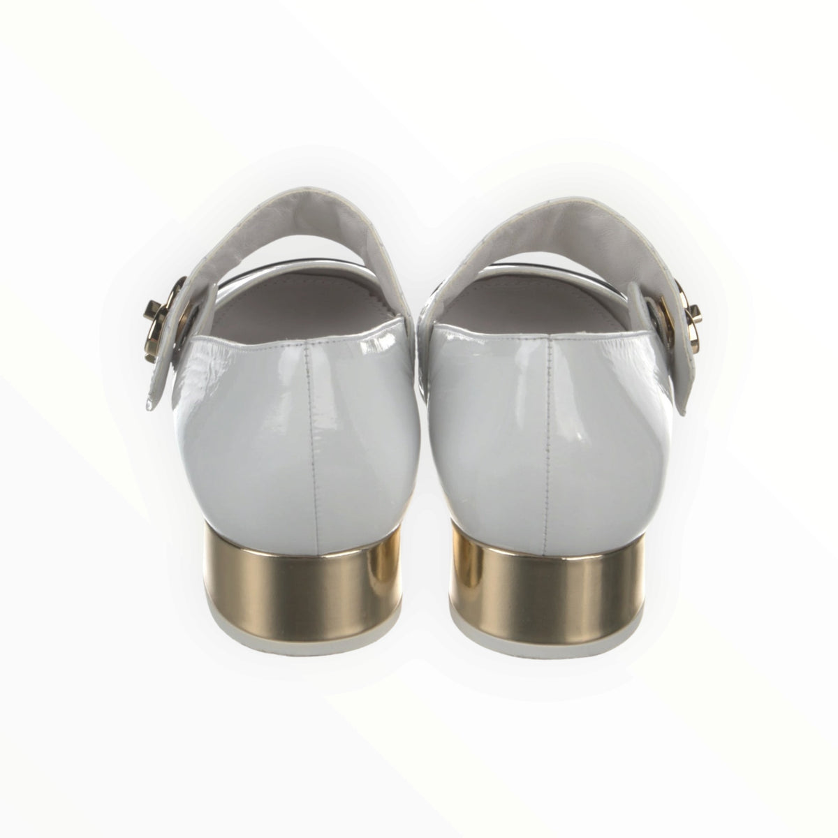 RT006595 - Chanel Interlocking CC Logo Mary-Janes - White - 39