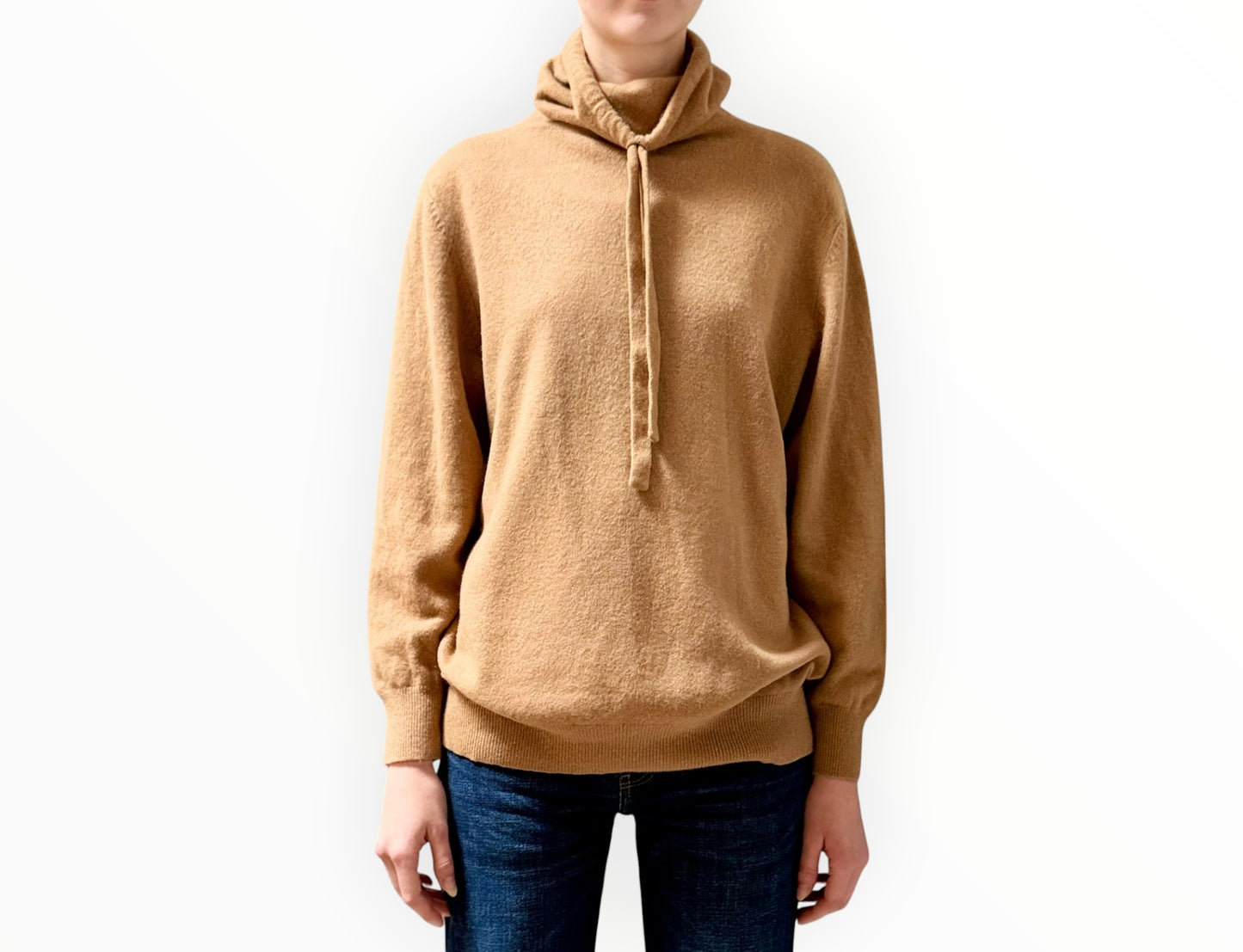 Jac + Jack Funnel Neck Sweater - Latte - Size S