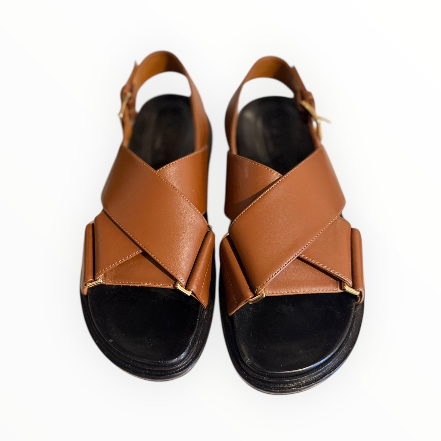 Marni Fussbett Sandals - Brown - Size 38