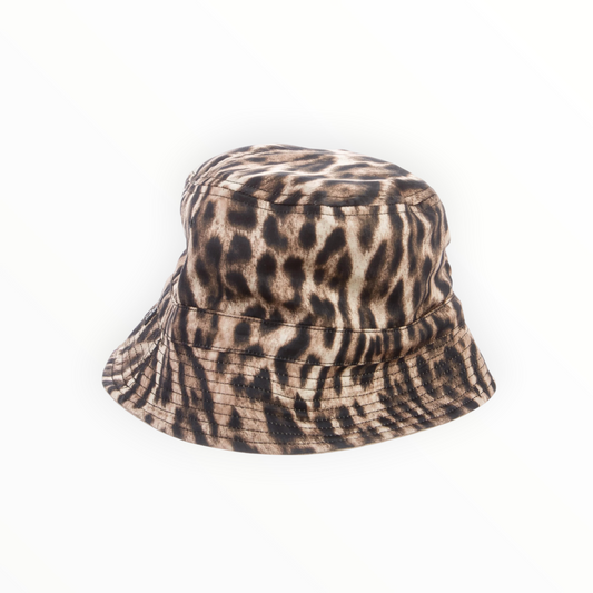 R13 Leopard Print Bucket Hat - Size O/S
