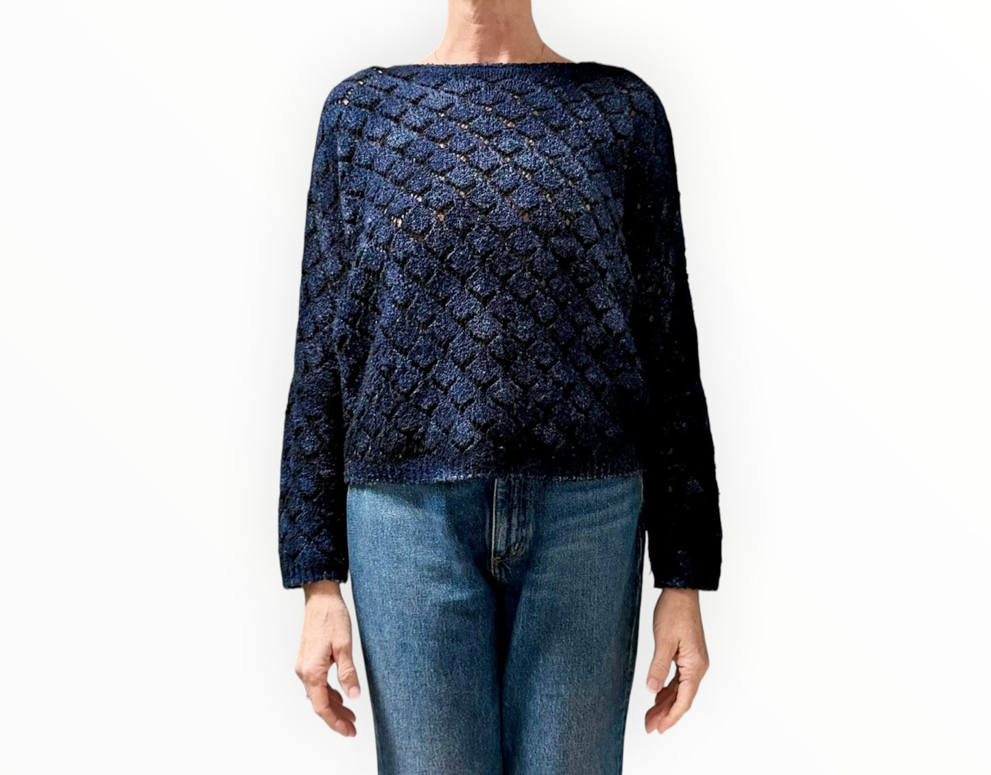 Avant Toi Maglia Top - Navy - Size S
