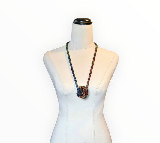 Lanvin Vintage Showpiece Ball Necklace - Multicoloured
